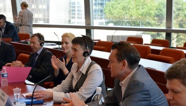 Nadezhda Savchenko addresses PACE 